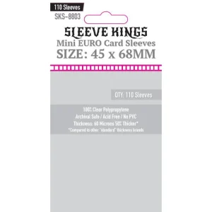 Sleeve Kings 45x68mm 厚卡套 SKS-8803 |香港桌遊天地Welcome On Board Hong Kong|卡牌保護 Card Game Protector